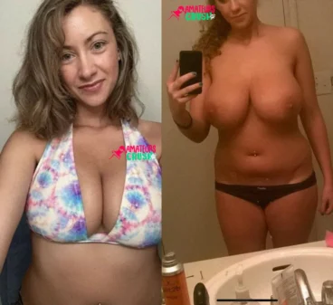 insane big titted 34H amateur babe clothed unclothed from Michigan