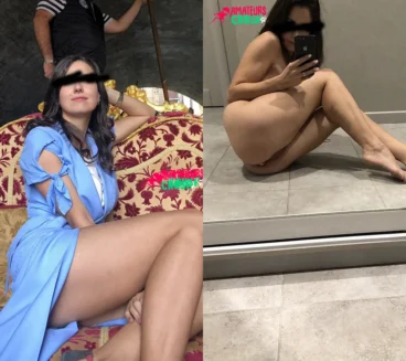 Slavic babe Katia dressed undressed pussy selfie nudes